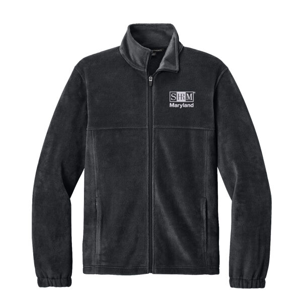 Maryland SHRM Embroidered - Plush Fleece Full Zip Jacket Thumbnail