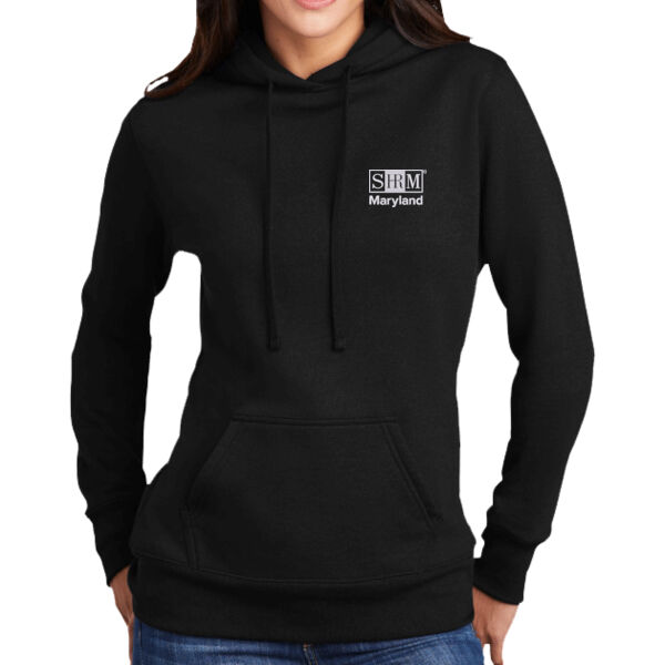 Maryland SHRM Embroidered - Women's Core Fleece Pullover Hooded Sweatshirt Thumbnail