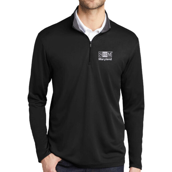 Maryland SHRM Embroidered - Silk Touch Performance 1/4 Zip Thumbnail