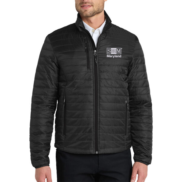 Maryland SHRM Embroidered - Packable Puffy Jacket Thumbnail