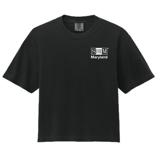 Maryland SHRM Printed - Women's Heavyweight Boxy Tee Thumbnail